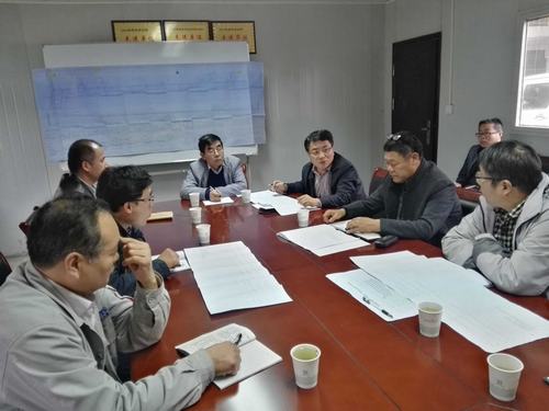 建設集團副總經(jīng)理王明智親臨礦建二公司組織落實冶坪項目二期施工計劃